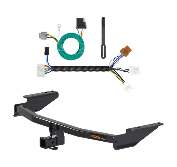 2017 - 2020 Nissan Pathfinder Curt 2", Class 3 Trailer Tow Hitch + 7-way Wiring Kit 13309 - CURT