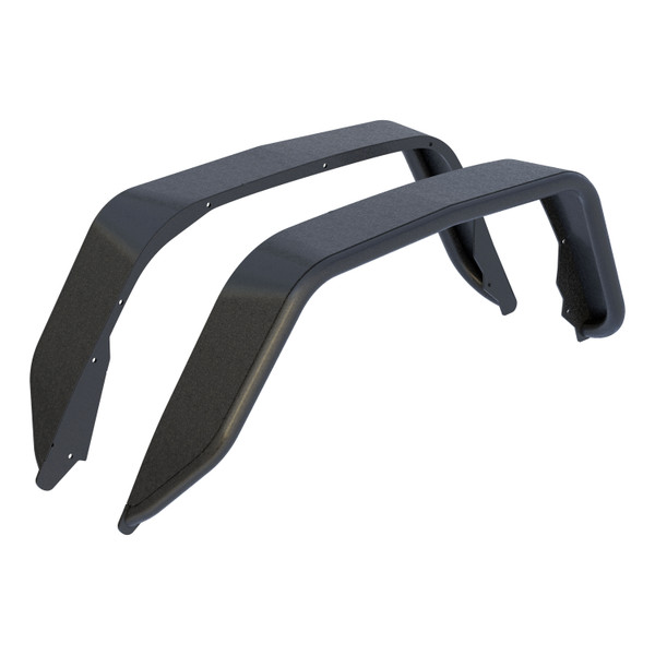ARIES 2500207 Black Aluminum Rear Jeep Gladiator JT Fender Flares - ARIES