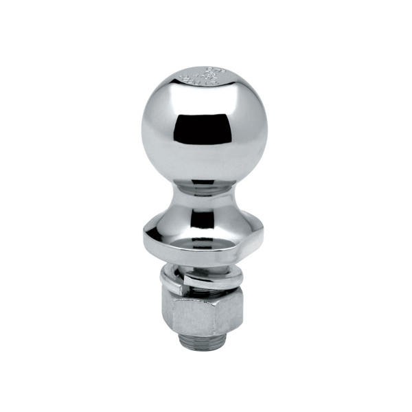 Draw-tite Trailer Hitch Ball, 1-7/8 in. Diameter, 2,000 lbs. Capacity, 3/4 in. Shank Dia, 1-1/2 in. Shank Length, Chrome DT63810 - Draw-tite