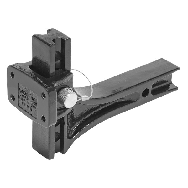 Draw-tite Pintle Hook Mounting Plate, Fits 2 in. Receiver, 14,000 lbs. Capacity, Adjustable