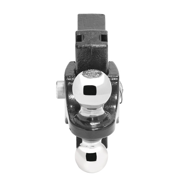 Draw-Tite Adjustable Trailer Hitch Ball Mount (2 Inch, 2-5/16 Inch Trailer Balls), Fits, 2 Inch Square Receiver, 10.5 Inch Drop, 14,000 lbss. Capacity Black