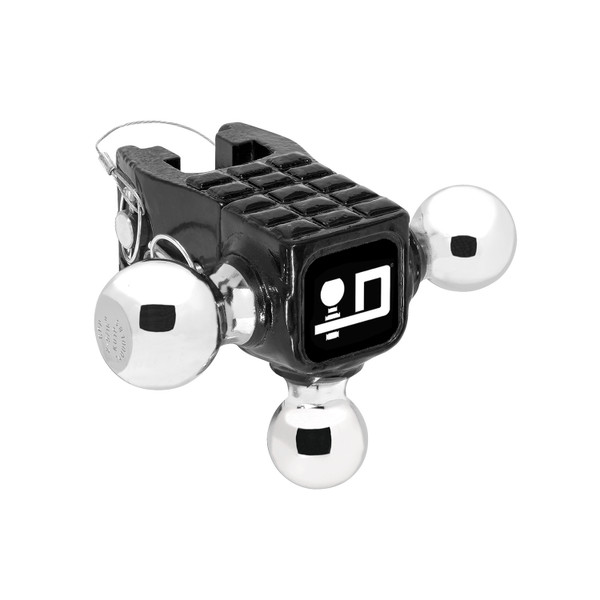 Draw-tite Adjustable Trailer Hitch Ball Mount (1-7/8 in., 2 in., 2-5/16 in. Trailer Balls), Fits, 2 in. Receiver, 14,000 lbs. Capacity Black - Draw-tite