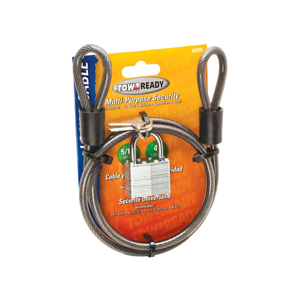 Draw-tite Cable Lock, 4 ft. Length