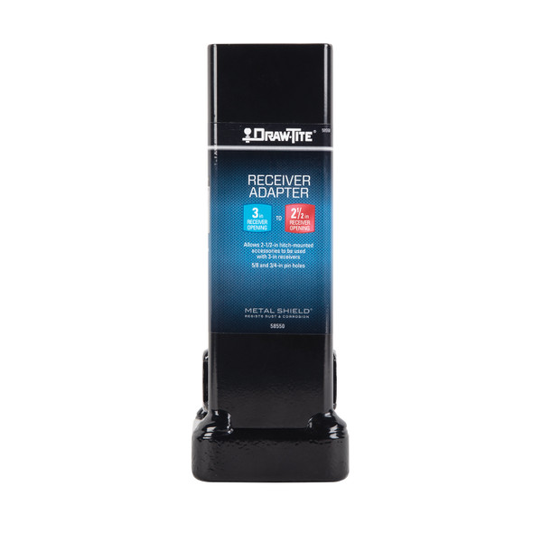 Draw-tite Trailer Hitch Adapter, from 3 in. to 2-1/2 in. Receiver, 10 in. Length