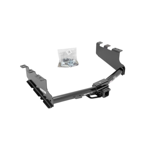 Draw-tite Class 4 Trailer Hitch, 2" Square Receiver, Black for Select Chevrolet Silverado 1500, Chevrolet Silverado 1500 LD, GMC Sierra 1500, GMC Sierra 1500 Limited 75866 - Draw-tite