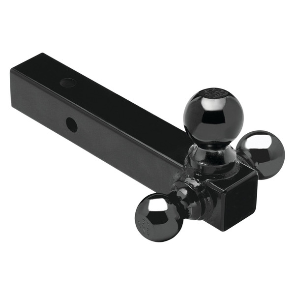 Draw-tite Titan Tri-Ball Trailer Hitch Ball Mount, (1-7/8 in. 2 in., 2-5/16 in. Trailer Hitch Balls), Fits 2.5 in.Receiver, 16,000 lbss. Capacity, Black - Draw-tite
