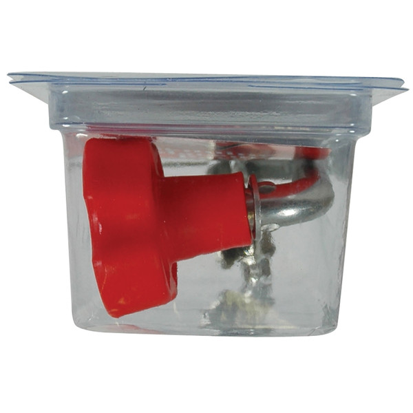Bulldog Trailer Jack Replacement Part, Topwind  Crank, 6-3/4 in. Radius w/Red Bulldog Knob For 750-5,000 lbs. Jacks