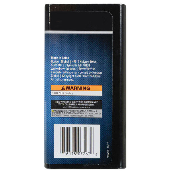 Draw-tite Trailer Hitch Adapter, from 3 in. to 2-1/2 in. Receiver, 6 in. Length