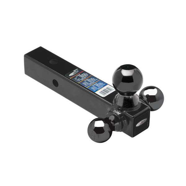 Draw-tite Tri-Ball Trailer Hitch Ball Mount, (1-7/8 in. 2 in., 2-5/16 in. Trailer Hitch Balls), Fits 2 in.Receiver, 16,000 lbss. Capacity, Black DT80791 - Draw-tite