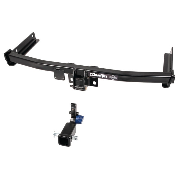 Draw-tite Hidden Hitch® Completely Hidden Trailer Hitch 2" Removable Receiver, Black for Select Audi Q3, Volkswagen Tiguan 76918 - Draw-tite
