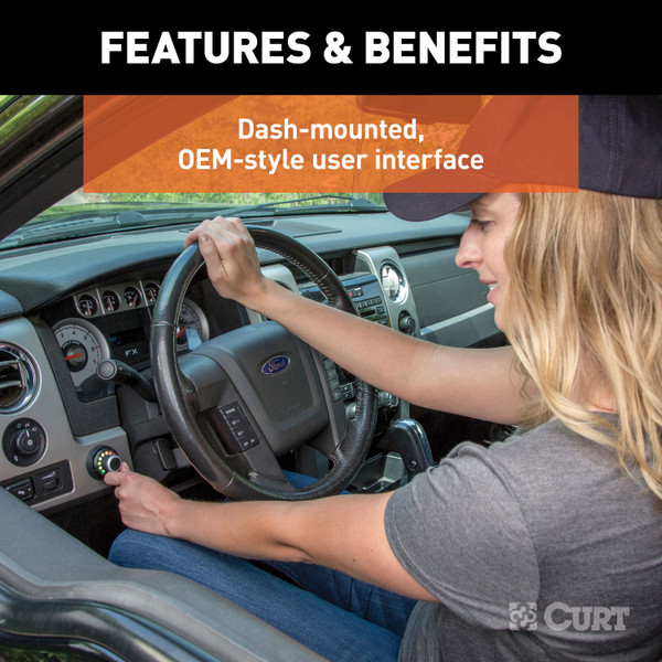 2003-2006 Chevrolet Tahoe CURT Spectrum Integrated Proportional Trailer Brake Controller