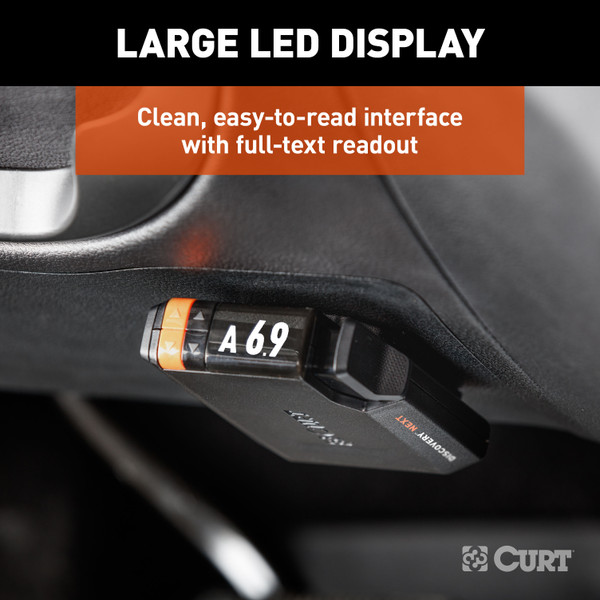2014-2014 Chevrolet Suburban 1500 CURT Discovery NEXT Time-Delay Trailer Brake Controller 1-4 axles