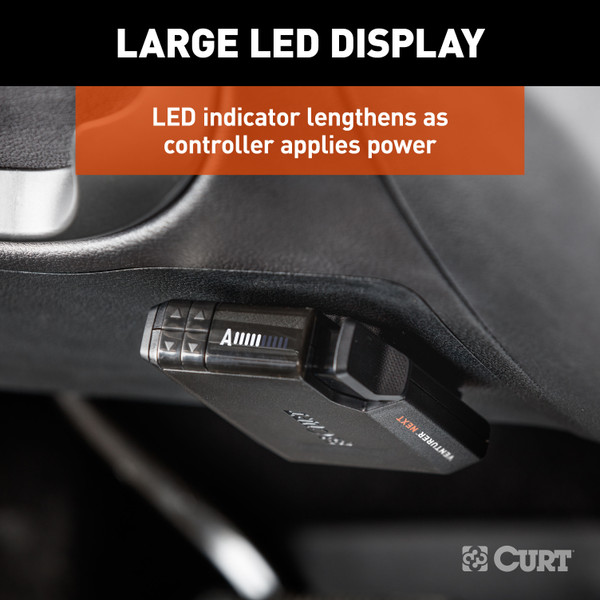 2022-2023 Audi e-tron S Sportback CURT Venturer NEXT Time-Delay Trailer Brake Controller 1-3 axles