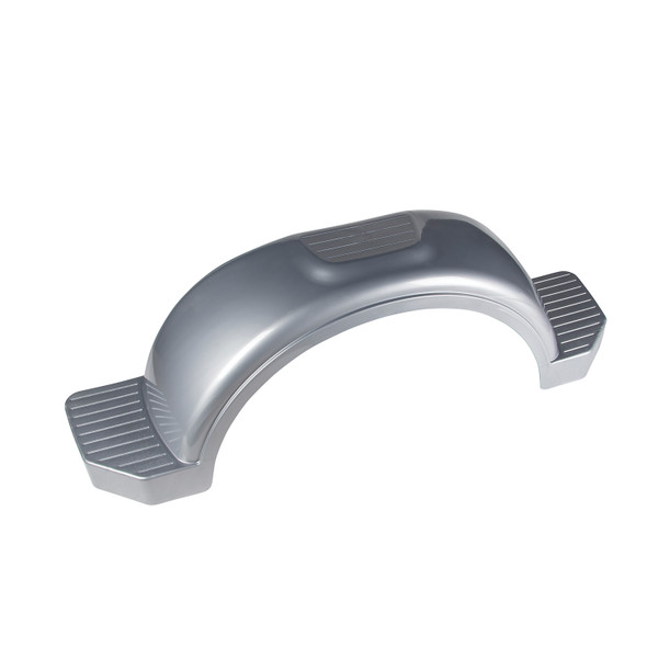 Fulton 15 in. Top & Side Step Black Trailer Fender FL008595 - Fulton