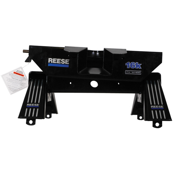 Reese 16K Adjustable Height Dual Jaw Fifth Wheel Hitch Complete System, Industry Standard Mount