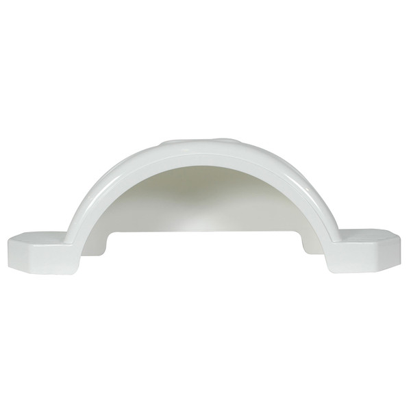Fulton Trailer Fender, 13 in. Tire Size, White FL508573