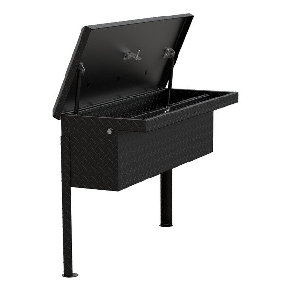 UWS Matte Black Aluminum 36" Truck Side Tool Box, Low Profile TBSM-36-LP-MB