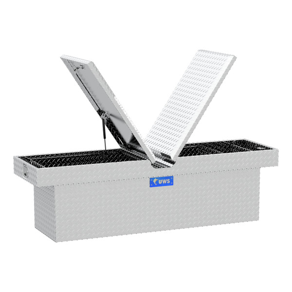 UWS Bright Aluminum 69" Deep Gull Wing Crossover Truck Tool Box TBD-69