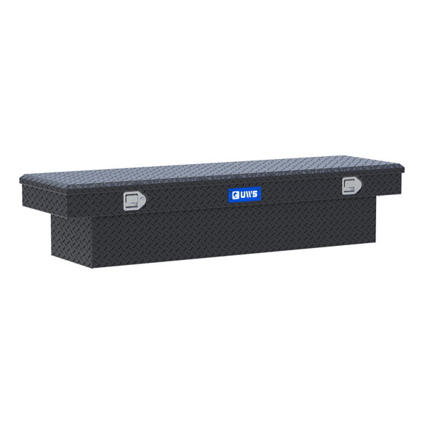UWS Matte Black Aluminum 69" Crossover Truck Tool Box TBS-69-MB - UWS