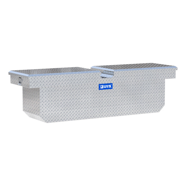 UWS Bright Aluminum 72" Deep Gull Wing Crossover Truck Tool Box TBD-72 - UWS