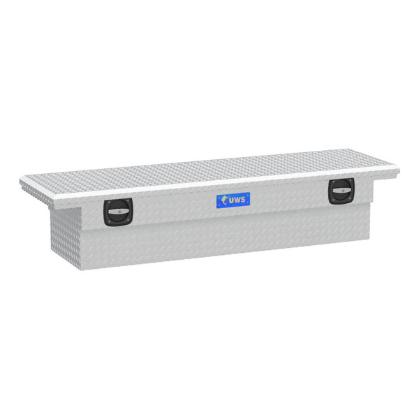 UWS Bright Aluminum 69" Secure Lock Truck Tool Box, Low Profile SL-69-LP - UWS