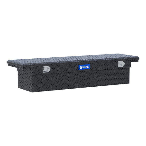 UWS Matte Black Aluminum 69" Truck Tool Box with Low Profile TBS-69-LP-MB - UWS