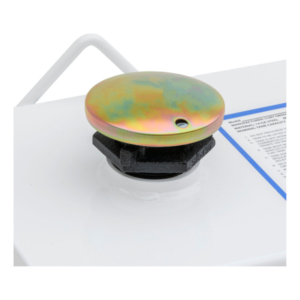 UWS White 75-Gallon Steel-Aluminum Combo Transfer Tank ST-75-COMBO-W