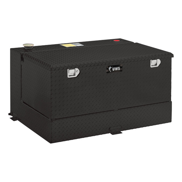 UWS Gloss Black 100-Gallon Combo Aluminum Transfer Tank TT-100-CB-B - UWS