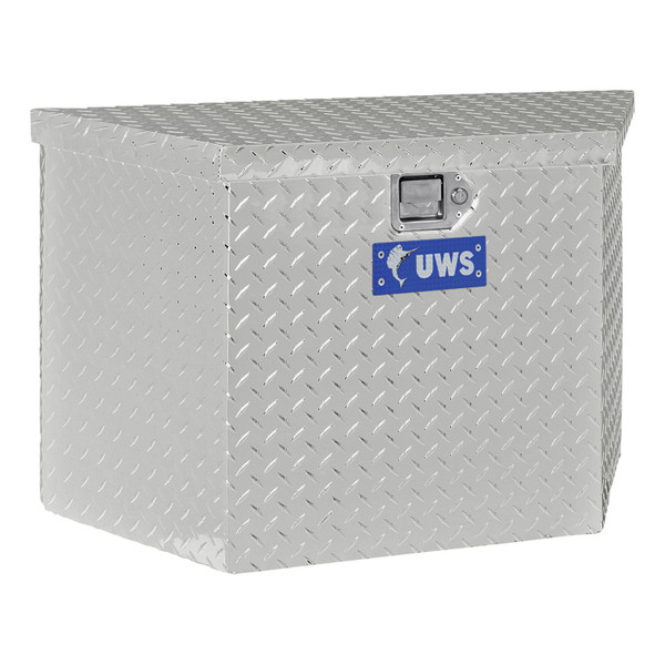UWS Bright Aluminum 49" Trailer Tongue Box TBV-49 - UWS