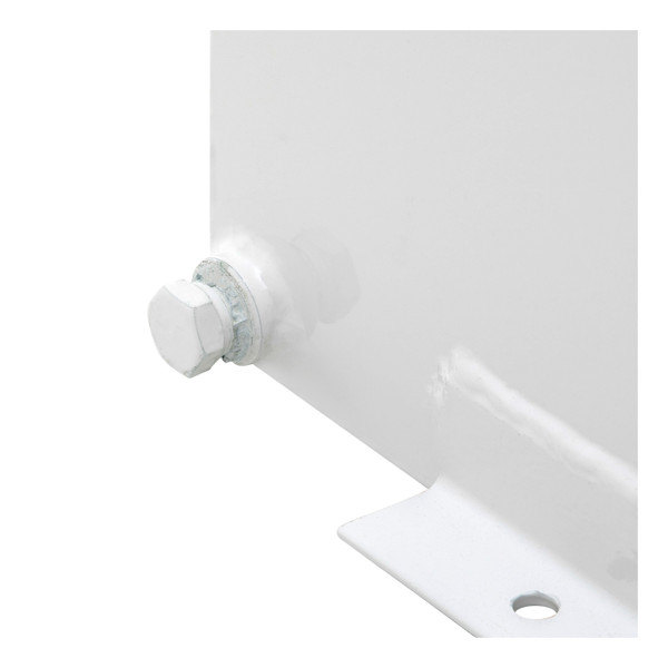 UWS White 53-Gallon Rectangle Steel Transfer Tank ST-53-R-W