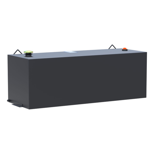 UWS Matte Black 100-Gallon Rectangle Steel Transfer Tank ST-100-RT-MB - UWS