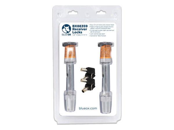 BlueOx Receiver Locks (2) 1/2" BX88359 - Blue Ox