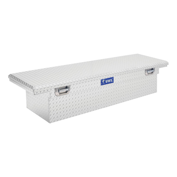 UWS Bright Aluminum 69" Crossover Truck Tool Box with Pull Handles (Heavy Packaging) EC10481 - UWS
