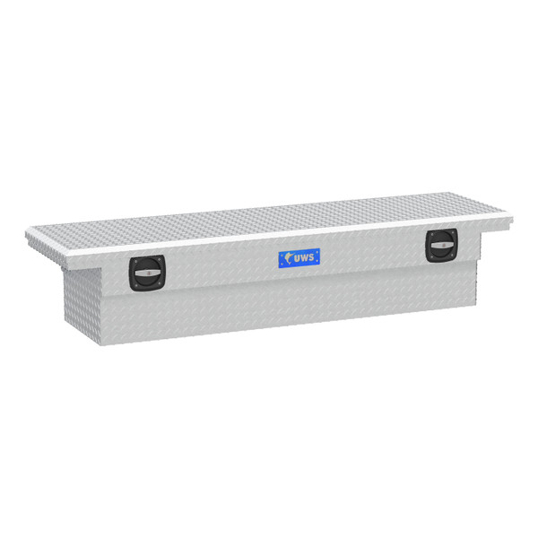 UWS Bright Aluminum 72" Secure Lock Crossover Box with Low Profile (Heavy Packaging) EC10021 - UWS