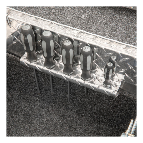 UWS Bright Aluminum 72" Secure Lock Crossover Box with Low Profile (Heavy Packaging) EC10021