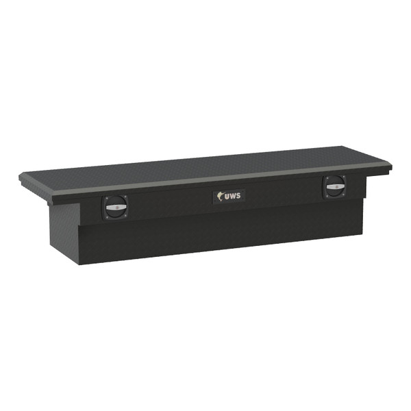 UWS Matte Black Aluminum 69" Secure Lock Tool Box with Low Profile (Heavy Packaging) EC50004 - UWS