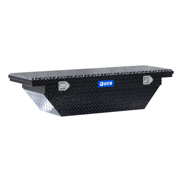 UWS Gloss Black Aluminum 60" Angled Crossover Box with Low Profile (Heavy Packaging) EC10202 - UWS