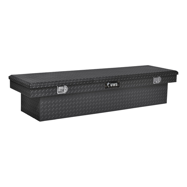 UWS Gloss Black Aluminum 63" Crossover Truck Tool Box (Heavy Packaging) EC10322 - UWS
