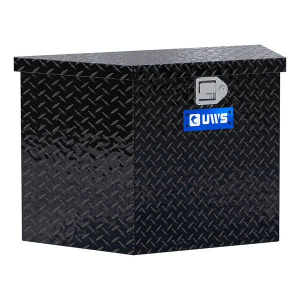 UWS Gloss Black Aluminum 34" Trailer Tongue Box (Heavy Packaging) EC20402 - UWS