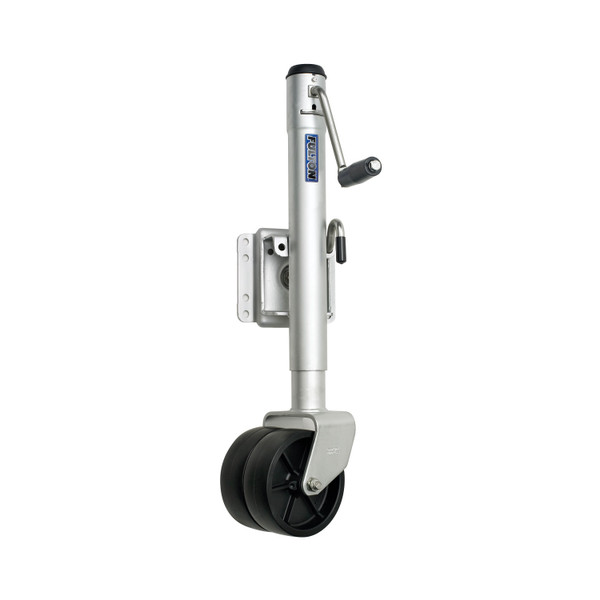 Fulton Marine Trailer Jack, 1,500 lbs. Lift Capacity, Side Wind, Bolt-On Side Mount, 12 in. Travel FLXPD15L0301 - Fulton
