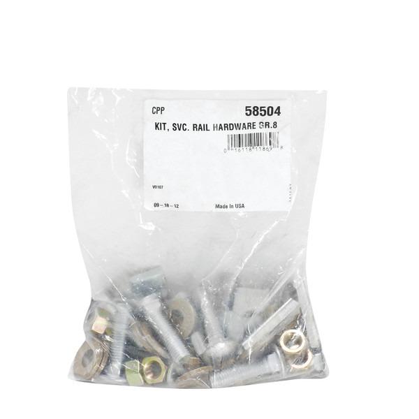 Reese Replacement Part, Installation Hardware for #30035, #30153, #58058 (10 - Bolt Design) (Contains: (10) Carriage Bolt 1/2 in. -13 x 2 in. GR8, (10) Hex Nut 1/2 in. -13 GR5 & (10) Block 5/16 in. x 1 in. x 2 in.)