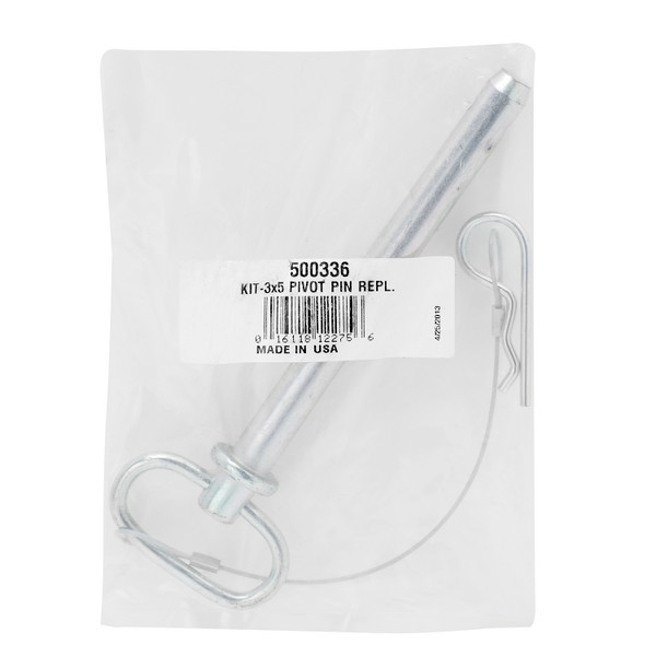 Fulton Replacement Part, Pivot Pin 5/8 in. x 6-1/2 in. w/Cotter Pin & Lanyard for 3 in. x 5 in.