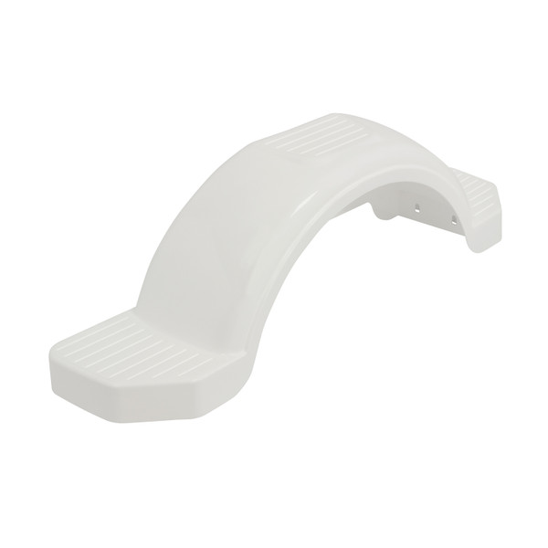 Fulton 12 in. Top & Side Step Black Trailer Fender FL008574 - Fulton