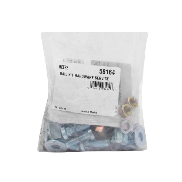 Reese Replacement Part, Fifth Wheel Rail Hardware Kit (Except Mounting Brackets) for Reinstallation of #30035, #58058