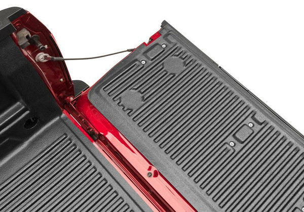 15-20(21-23w/oProPwrOnbrd) Ford F150 5'7" Bed -  Rugged Liner Under Rail Bedliner w/ Sqr Tie-Down Holes Truck Bed Liner  F55U15