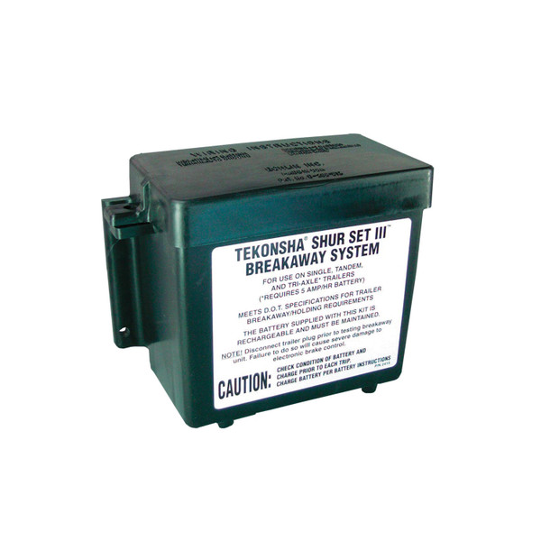 Tekonsha Breakaway Battery Box, All Polymer Lockable - Tekonsha