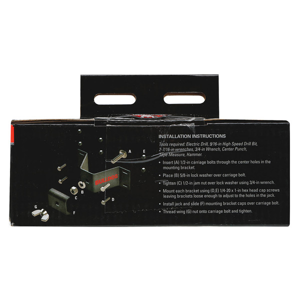BULLDOG Farm Jack Accessory, Bracket Kit