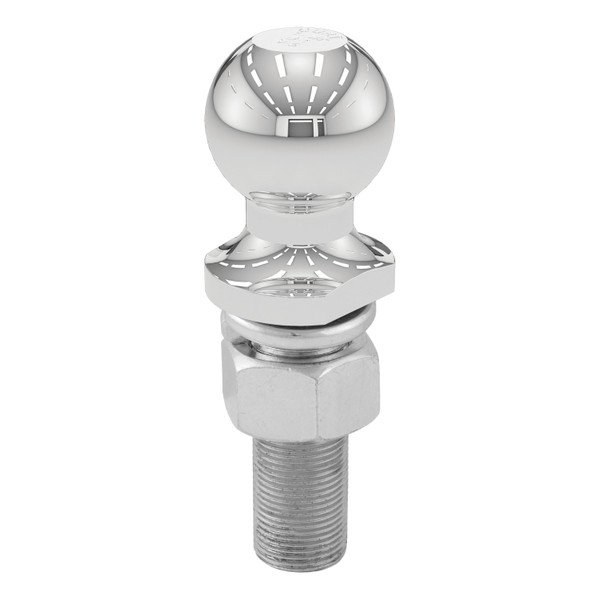 CURT 1-7/8" Trailer Ball (1" x 3" Shank, 3,500 lbs., Chrome) Trailer Hitch Ball - CURT