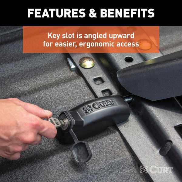 CURT 5th Wheel Hitch Lock (1/2" Diameter Pin) Trailer Hitch Lock