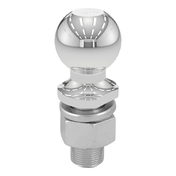 CURT 2-5/16" Trailer Ball (1-1/4" x 2-5/8" Shank, 15,000 lbs., Chrome) Trailer Hitch Ball - CURT